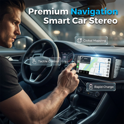 🚗📹 50 % RABATT! Smart bilradio med Wi-Fi, GPS-navigering och backkamera – allt-i-ett-komfort för din bil ✨