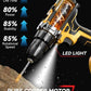 🔥 50% RABATT på utvalda produkter🎉Sladdlös skruvdragare 21V, batteriborrset, sladdlös borrmaskin med 45Nm vridmoment, 25 + 3 momentinställningar, 2 hastigheter, 2 batterier, LED-ljus, 10 mm borrchuck, gör-det-själv borr för hemmet