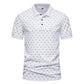 【Limiterad 50 % rabatt】👕 Avslappnad kortärmad herr-T-shirt med snyggt mönster