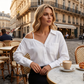 👚✨ Avslappnad baraxlad skjorta för dam med knäppning – sval, ledig & snygg för sommaren ☀️