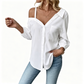 👚✨ Avslappnad baraxlad skjorta för dam med knäppning – sval, ledig & snygg för sommaren ☀️