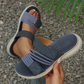 🔥Dämpade platta sandaler med flera remmar