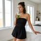 🎉Sista dagen-erbjudande: 50 % rabatt💃Strapless jumpsuit för damer – sommar- och strandklänning med veckad överdel