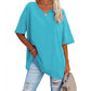 👕T-shirt med V-ringning för damer