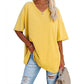 👕T-shirt med V-ringning för damer