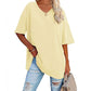 👕T-shirt med V-ringning för damer