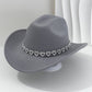 ✨ 50% RABATT NU! 🤠 Kvinnors Rhinestone Hjärta Cowboyhatt – Gnistrande French Jazz Fedora & Premium Strukturerad Silhuett – Elegant, Glamorös & Festivalredo 🎪