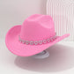 ✨ 50% RABATT NU! 🤠 Kvinnors Rhinestone Hjärta Cowboyhatt – Gnistrande French Jazz Fedora & Premium Strukturerad Silhuett – Elegant, Glamorös & Festivalredo 🎪