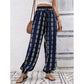 👖 50% RABATT NU! 🌸 Dambyxor med smockad hög midja och lykta-silhuett – Luftiga, andningsbara & elastisk midja – Perfekta för sommar, strand eller resort – trendiga och bekväma 🌿
