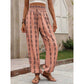 👖 50% RABATT NU! 🌸 Dambyxor med smockad hög midja och lykta-silhuett – Luftiga, andningsbara & elastisk midja – Perfekta för sommar, strand eller resort – trendiga och bekväma 🌿