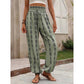 👖 50% RABATT NU! 🌸 Dambyxor med smockad hög midja och lykta-silhuett – Luftiga, andningsbara & elastisk midja – Perfekta för sommar, strand eller resort – trendiga och bekväma 🌿