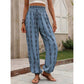 👖 50% RABATT NU! 🌸 Dambyxor med smockad hög midja och lykta-silhuett – Luftiga, andningsbara & elastisk midja – Perfekta för sommar, strand eller resort – trendiga och bekväma 🌿