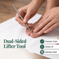 ✂️ Tre-delat set för precis nagelvård | Böjt blad som förhindrar sprickor – dubbelsidig fil för att jämna ut ojämnheter | 🏃‍ Hemvård – perfekt att ta med på resan