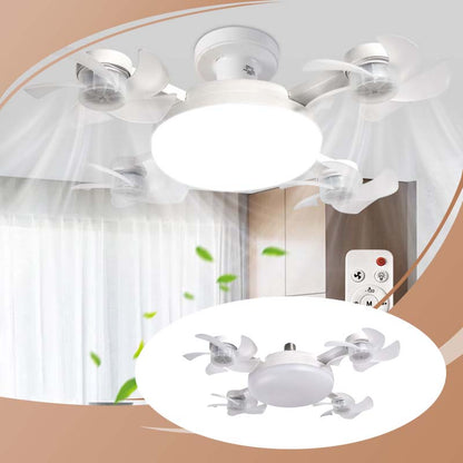 🧊Takfläkt med LED-belysning och fjärrkontroll