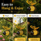 🐝【Begränsat erbjudande – 50% rabatt】💡 Solcellsdriven hängande bilampa – bi