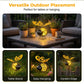 🐝【Begränsat erbjudande – 50% rabatt】💡 Solcellsdriven hängande bilampa – bi