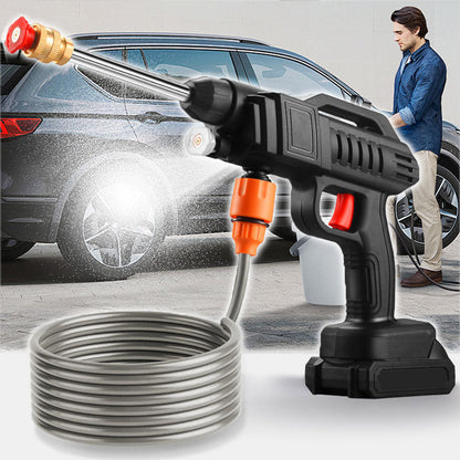 🚗 💦 Multifunktionell Högpresterande Biltvattmaskin – Högtrycksrengöring, Mångsidiga Munstycken & Enkel att Använda – Perfekt för Bil, Cykel & Utomhusrengöring 🧹