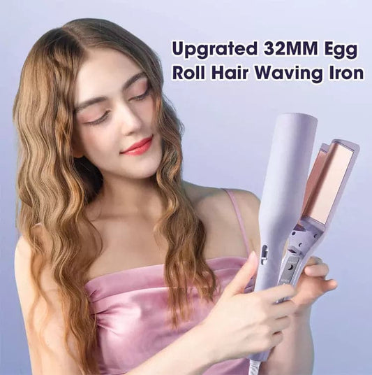 🔥 50% RABATT NU! Uppvärmd keramiklocktång – negativa joner, 15 sek uppvärmning & 4 temperaturinställningar – för mjuka, glansiga lockar 💇‍♀️🔥