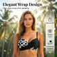 🎉 BEGRÄNSAD TID 50% RABATT! 👙 Dam push-up tvådelad bikini – korslagd omslagsdesign & premium sträcktyg 🌊