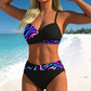 🎉 BEGRÄNSAD TID 50% RABATT! 👙 Dam push-up tvådelad bikini – korslagd omslagsdesign & premium sträcktyg 🌊