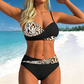 🎉 BEGRÄNSAD TID 50% RABATT! 👙 Dam push-up tvådelad bikini – korslagd omslagsdesign & premium sträcktyg 🌊