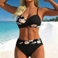 🎉 BEGRÄNSAD TID 50% RABATT! 👙 Dam push-up tvådelad bikini – korslagd omslagsdesign & premium sträcktyg 🌊
