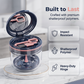 ✨Läckagesäkert Etui för Tandställning med Spegel – Portabel Rengöringsask