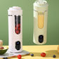 💥 50% RABATT – Multifunktionell Portabel Trådlös Blender | 12 Blad | 4 Hastigheter | Självstädning | 530 ml