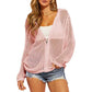 🧥 50% RABATT NU! 🌸 Lättviktig Hålmönstrad Långärmad Tröja – Andningsbar & Stilren – Perfekt för Vår & Sommar – Dragkedja & Lös Passform ☀️