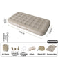 🛏️ ⛺ Portabel Luftmadrass med Inbyggd Pump – Snabb Uppblåsning & 40 cm Höjd – Perfekt för Camping, Gäster & Utomhus – Bikakestruktur 🌿