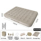 🛏️ ⛺ Portabel Luftmadrass med Inbyggd Pump – Snabb Uppblåsning & 40 cm Höjd – Perfekt för Camping, Gäster & Utomhus – Bikakestruktur 🌿