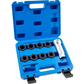 🔩 🛠️ 10-Piece Axle Spindle Thread Chaser Set – premium Cr-Mo stål, 8 storlekar & portabel förvaringsväska – perfekt för fordonsreparation 🚗