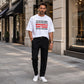 👕 50% RABATT! 😄 Herr Casual Rundhals-T-shirt med Rolig Slogan – Mjuk Bomull, Roligt Tryck & Bekväm Passform – Perfekt för Avslappnade Dagar & Gott Humör ✨