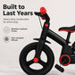 📢 ⏰ 4-i-1 Omvandlingsbar Barncykel – Balanscykel, Barnvagn & Trehjuling – Växer med Ditt Barn från 10 Månader till 4 År 🚲✨