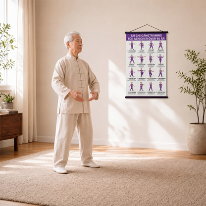 🔥Träningsposter för Tai Chi för seniorer