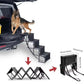 🎉 TIDSBEGRÄNSAT ERBJUDANDE – 50% RABATT! 🐕 Bärbar, vikbar, halkfri hundtrappa för bil – Robust stöd, förstärkta handtag & kompakt design ✨