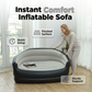 🛋️ 50 % RABATT NU! 💨 Uppblåsbar dubbelsoffa – omedelbar komfort, rymlig & premium flockad yta – snabb uppblåsning var som helst 🏠