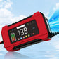🔥12V 6A Smart Billaddare med LCD-display