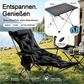 🪑 Bärbar justerbar hopfällbar stol för utomhusbruk – Lätt, stabil & mångsidig – Idealisk för trädgård, camping, strand eller terrass – Enkel transport och montering 🏕️✨