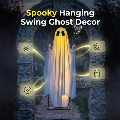 🔥Hängande gungande Halloween-spöke
