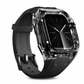 🔥Integrerad smartklocka-armband med skyddande fodral, färgblockerad genomskinlig sportrem för 40 mm 41 mm 42 mm 44 mm 45 mm 46 mm 49 mm
