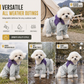 🐕 50% RABATT 🌧️ Vatten- och vindtät regnoverall för hund, storlekar S–2XL 🐾