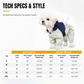 🐕 50% RABATT 🌧️ Vatten- och vindtät regnoverall för hund, storlekar S–2XL 🐾