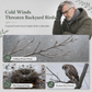🐦 50% RABATT! ✨ Handvävt sfäriskt fågelbo i naturhalm med rund öppning – Vindskyddande fågelholk för trädgård & uteplats