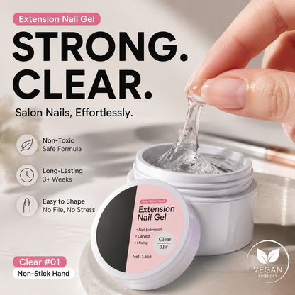 💅 Fast bygggel för naglar | 6 färger