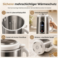 🔥Multifunktionell sojamjölksmaskin och mixer i 304 rostfritt stål med stor kapacitet, filterfri hushållsmatberedare med smart timer
