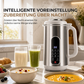 🔥Multifunktionell sojamjölksmaskin och mixer i 304 rostfritt stål med stor kapacitet, filterfri hushållsmatberedare med smart timer