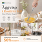 🛒50% RABATT NU! 🌟Semiautomatisk visp i rostfritt stål – Enkel att använda för grädde, äggsmet och bakning 🧁✨