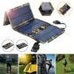 🔥USB-port 20W5V bärbar solcell hopfällbar batteripanel🌞