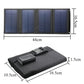🔥USB-port 20W5V bärbar solcell hopfällbar batteripanel🌞